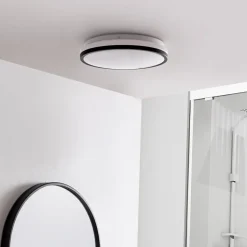 Lindby plafondlamp Nymira, 4.000 K, kunststof