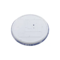 Lindby plafondlamp Orbi, 48 cm, blauw/wit, kunststof