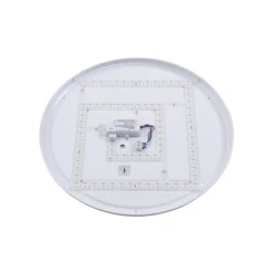 Lindby plafondlamp Orbi, 48 cm, blauw/wit, kunststof