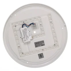 Lindby plafondlamp Orbi, 38 cm, blauw/wit, kunststof