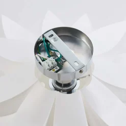 Lindby plafondlamp Rimon, wit, kunststof, Ø 50 cm, E27