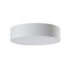 Lindby plafondlamp Sebatin, Ø 50 cm, wit, stof, E27