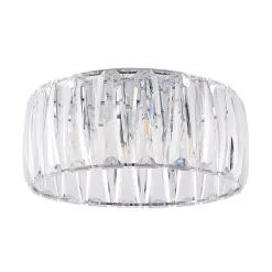 Lindby plafondlamp Sofia, transparant, acryl, Ø 46cm