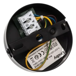 Lindby plafondlamp Soula, Ø 26 cm, beige, kunststof, E27