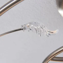 Lindby plafondlamp Svean, 4-lichts, wit, glas, lengte 42,5cm