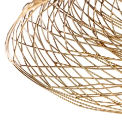 Lindby plafondlamp Thorian, Ø 40 cm, goudkleurig, ijzer