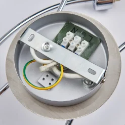 Lindby plafondlamp Ticino, 65 cm, 5-lamps, metaal, glas