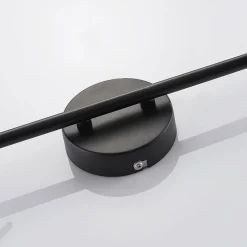 Lindby plafondlamp Tilen, 2-lamps, zwart, metaal, 26cm