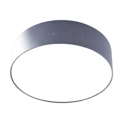 Lindby plafondlamp Umma, grijs, stof, Ø 50 cm, E27