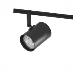 Lindby plafondlamp Xiomara, 3-lamps, 68 cm lang, hout