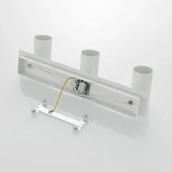 Lindby plafondspot Joffrey, 49 cm, wit, 3-lamps, GU10