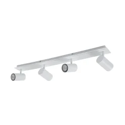 Lindby plafondspot Joffrey, 80 cm, wit, 4-lamps, GU10