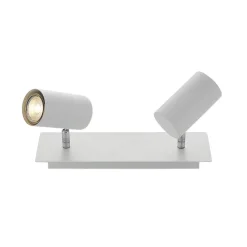 Lindby plafondspot Joffrey, 31 cm, 2-lamps, wit, GU10