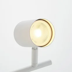 Lindby plafondspot Jorell, wit, 32 cm, 2-lamps, metaal, GU10