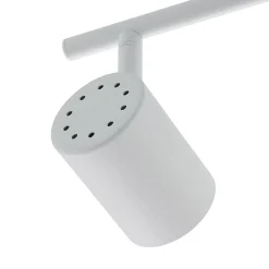 Lindby plafondspot Jorell, wit, 32 cm, 2-lamps, metaal, GU10