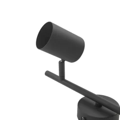 Lindby plafondspot Jorell, zwart, 31 cm, 2-lamps, GU10