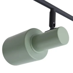 Lindby plafondspot Ovelia, groen, 80 cm, 4-lamps, E27