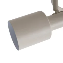 Lindby plafondspot Ovelia, beige, 3-lamps, metaal, E27