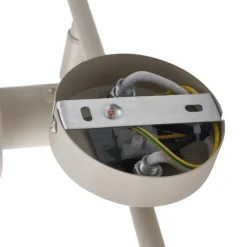 Lindby plafondspot Ovelia, beige, 80 cm, 4-lamps, E27