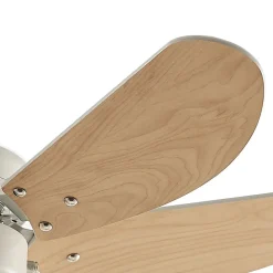 Lindby plafondventilator Minja, wit, hout