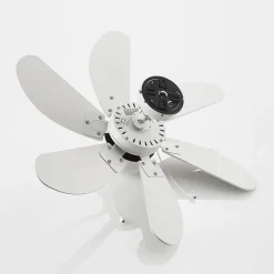 Lindby plafondventilator Minja, wit, hout