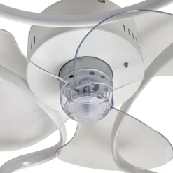 Lindby plafondventilator Lomata, wit, stil, Ø 23 cm