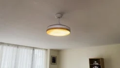 Lindby plafondventilator Oras, wit, DC, stil, Ø 107 cm