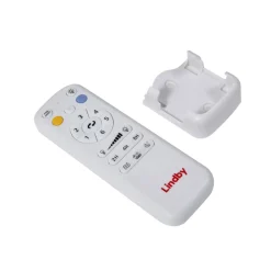 Lindby plafondventilator Enon, wit, gelijkstroommotor, stil