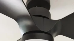 Lindby plafondventilator Enon, zwart, gelijkstroommotor, stil