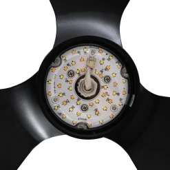 Lindby plafondventilator Enon, zwart, gelijkstroommotor, stil