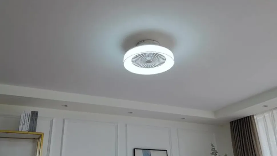 Lindby plafondventilator Mace, wit, stil, CCT