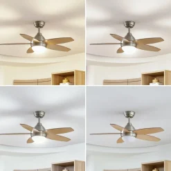 Lindby plafondventilator Klasika, DC, stil, 106 cm, CCT