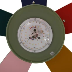 Lindby plafondventilator Jonte, hout, DC, stil, Ø 106 cm