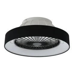 Lindby plafondventilator Mace, zwart, stil, Ø 47 cm