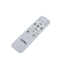 Lindby plafondventilator Mace, zwart, stil, Ø 47 cm