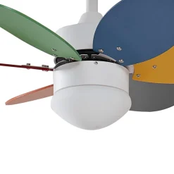 Lindby plafondventilator met verlichting Litur, stil, Ø 77 cm, E27
