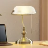 Lindby Profina bureaulamp, brons