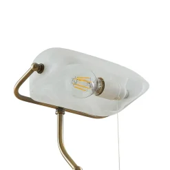 Lindby Profina bureaulamp, brons