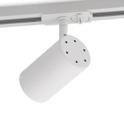 Lindby railspot GU10, Ø 6 cm, wit, 1-fase