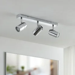 Lindby Remilan plafondspot, chroom, lang