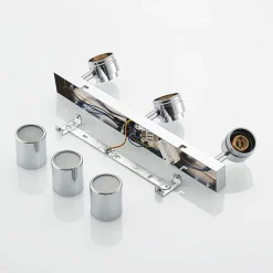 Lindby Remilan plafondspot, chroom, lang