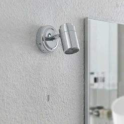 Lindby Remilan wandlamp, chroom