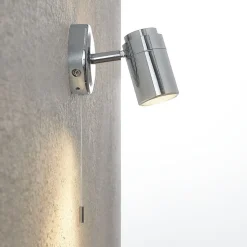 Lindby Remilan wandlamp, chroom