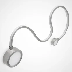 Lindby Rion LED wandlamp, nikkel