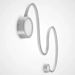 Lindby Rion LED wandlamp, nikkel