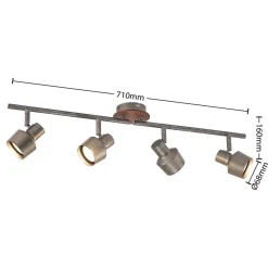 Lindby Sanem spot, 4-lamps