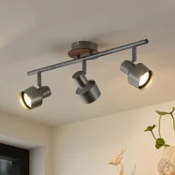 Lindby Sanem spot, 3-lamps, lang