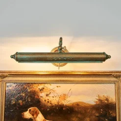 Lindby schilderij verlichting Kalea, 46 cm, 2-lamps, verdigris, E14