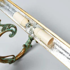 Lindby schilderij verlichting Kalea, 46 cm, 2-lamps, verdigris, E14