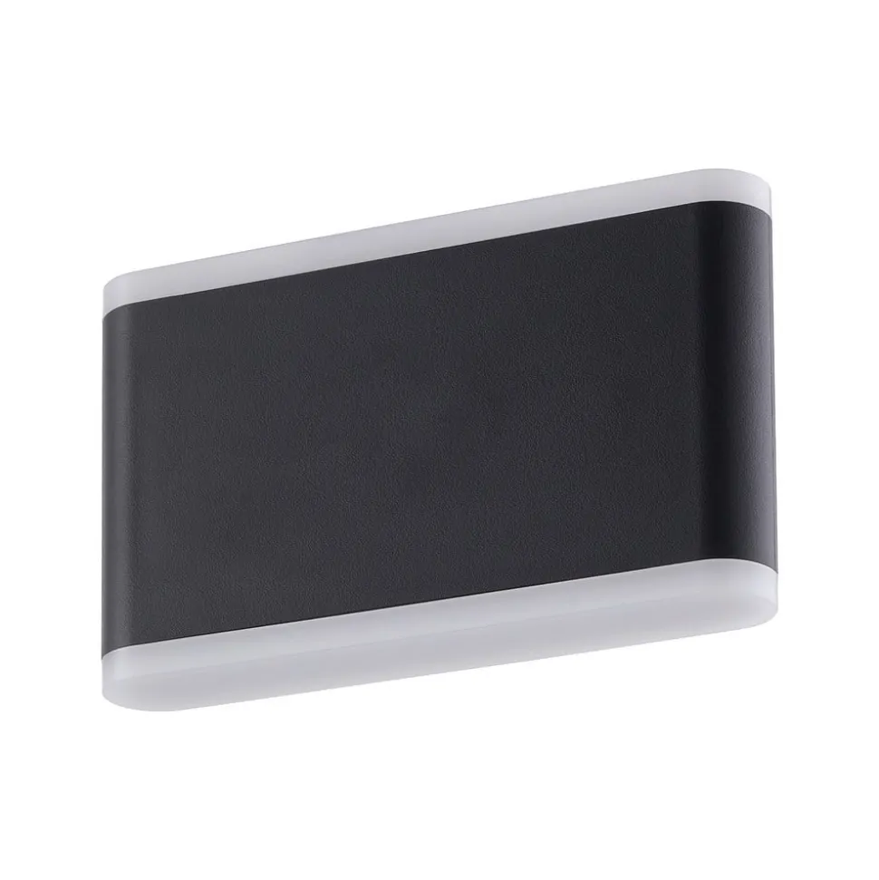 Lindby Smart LED buitenwandlamp Elvi, CCT, RGB, Tuya, IP54